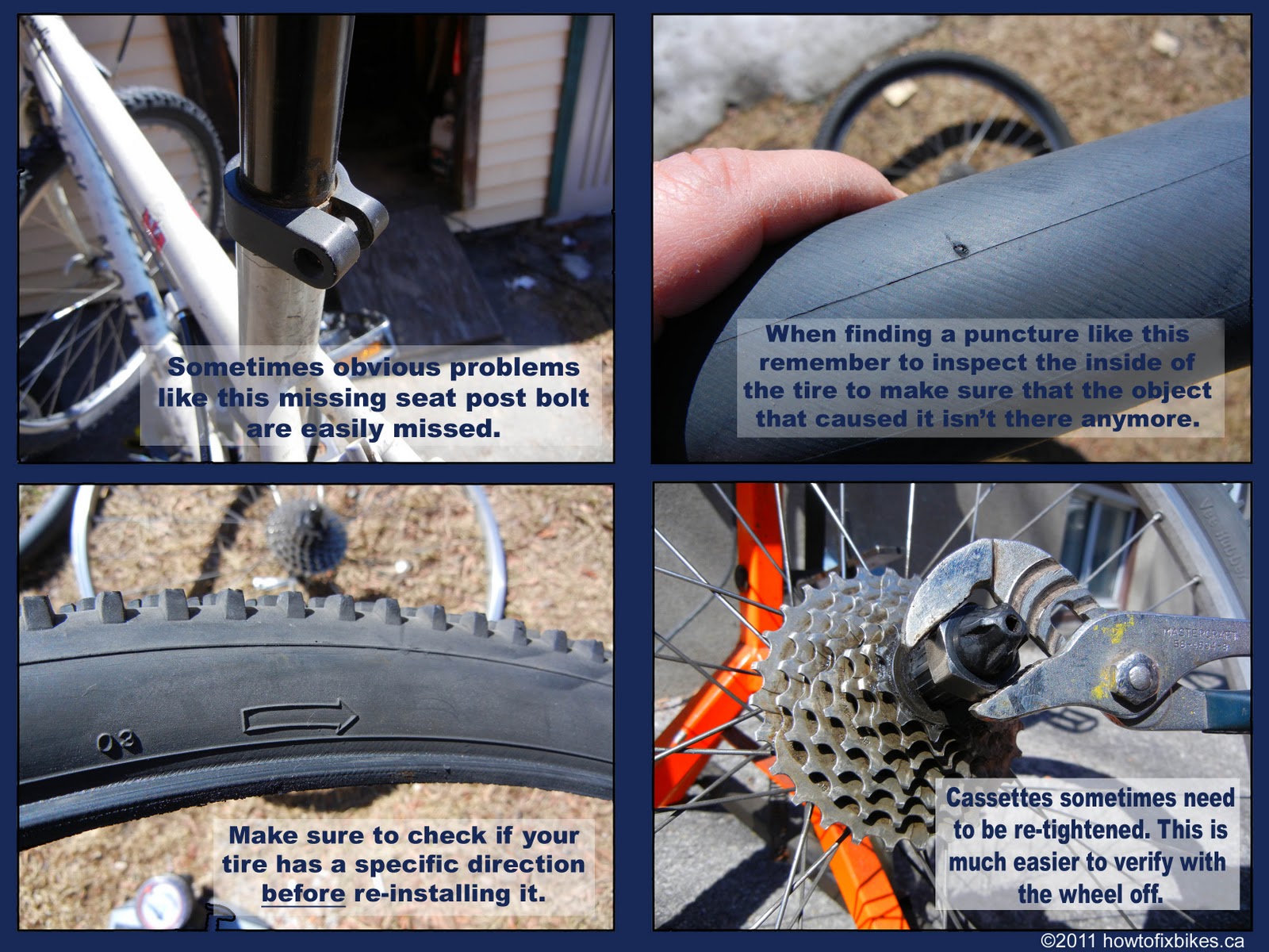 Free advice on how to fix your bicycle A basic bicycle tuneup