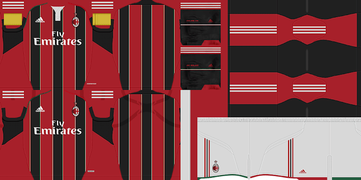 PES 2012 Milan 12 13 Home Kit by BeasT PES 2012 Milan 12 13 Home Kit by BeasT