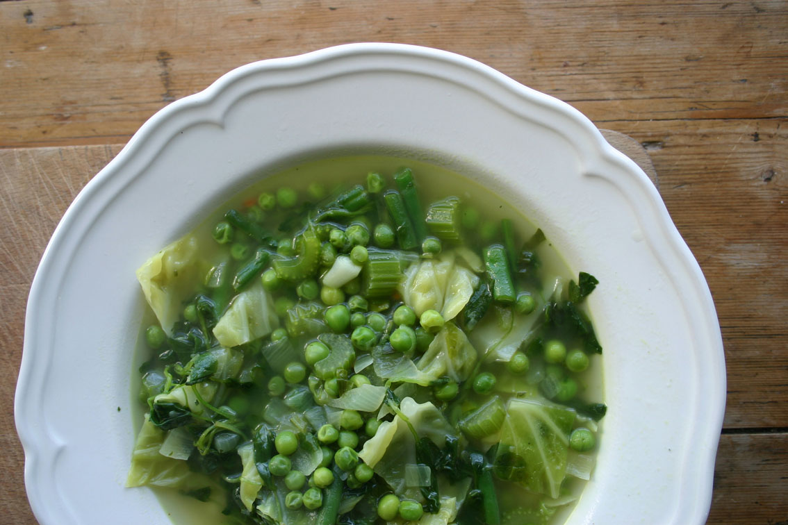 Belleau Kitchen green vegetable soup