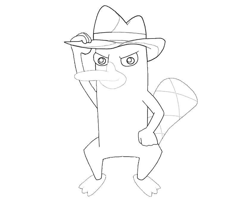 Printable Perry The Platypus Look Coloring Pages printable-perry-the-platypus-look-coloring-pages