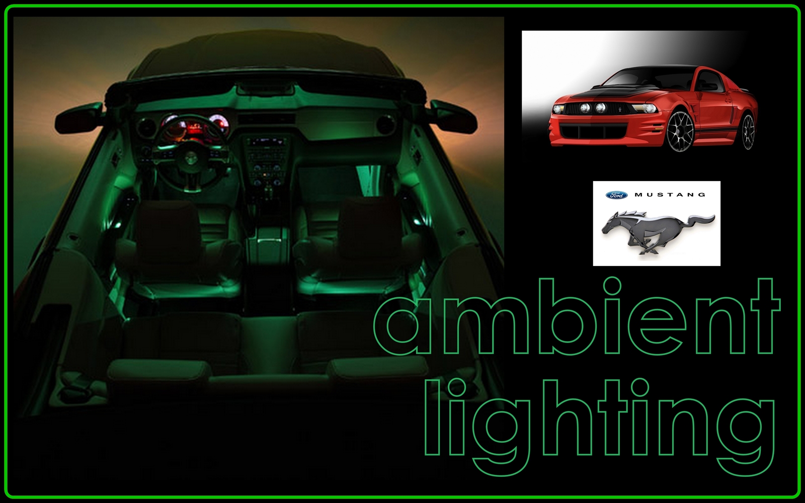 mustang ambient light