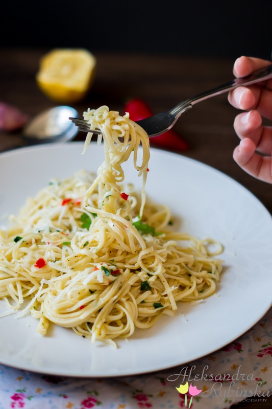 Aleksandra's Recipes Linguine aglio, olio e peperoncino