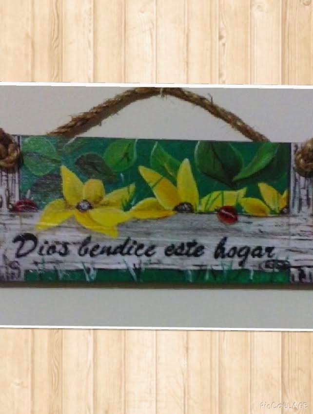 DeSouVre Tablas decorativas pintadas en madera