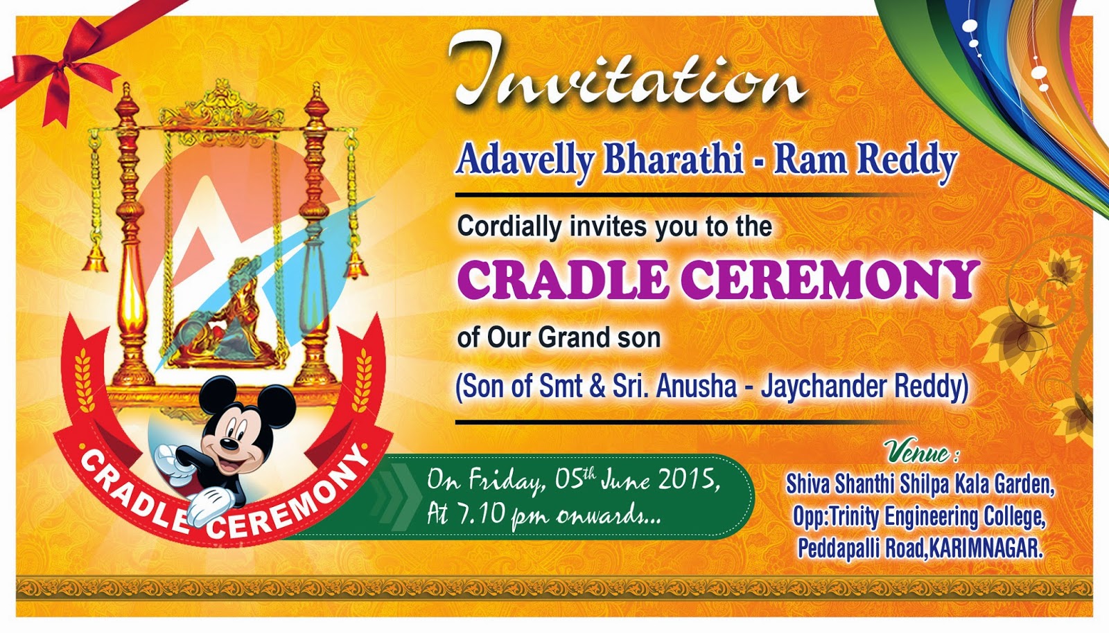 Featured image of post Naming Ceremony Invitation Template Here you can explore hq naming ceremony transparent illustrations icons and clipart with filter setting like size type color etc