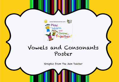 http://www.teacherspayteachers.com/Product/Vowels-and-Consonants-Poster