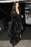 Kim Kardashian getting out of her car