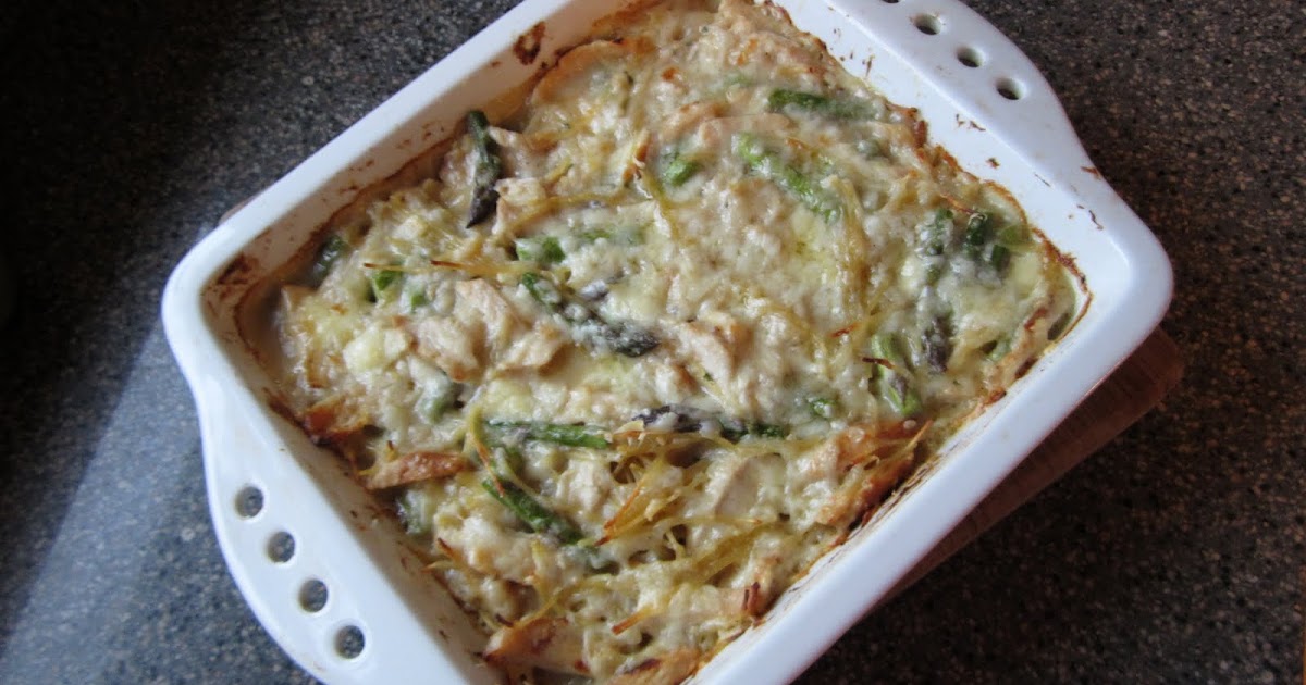 Chicken Asparagus Pasta Bake