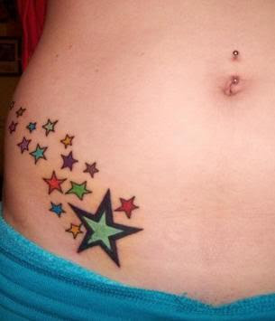 Cute Tattoos on Friendly Cute Star Tattoos