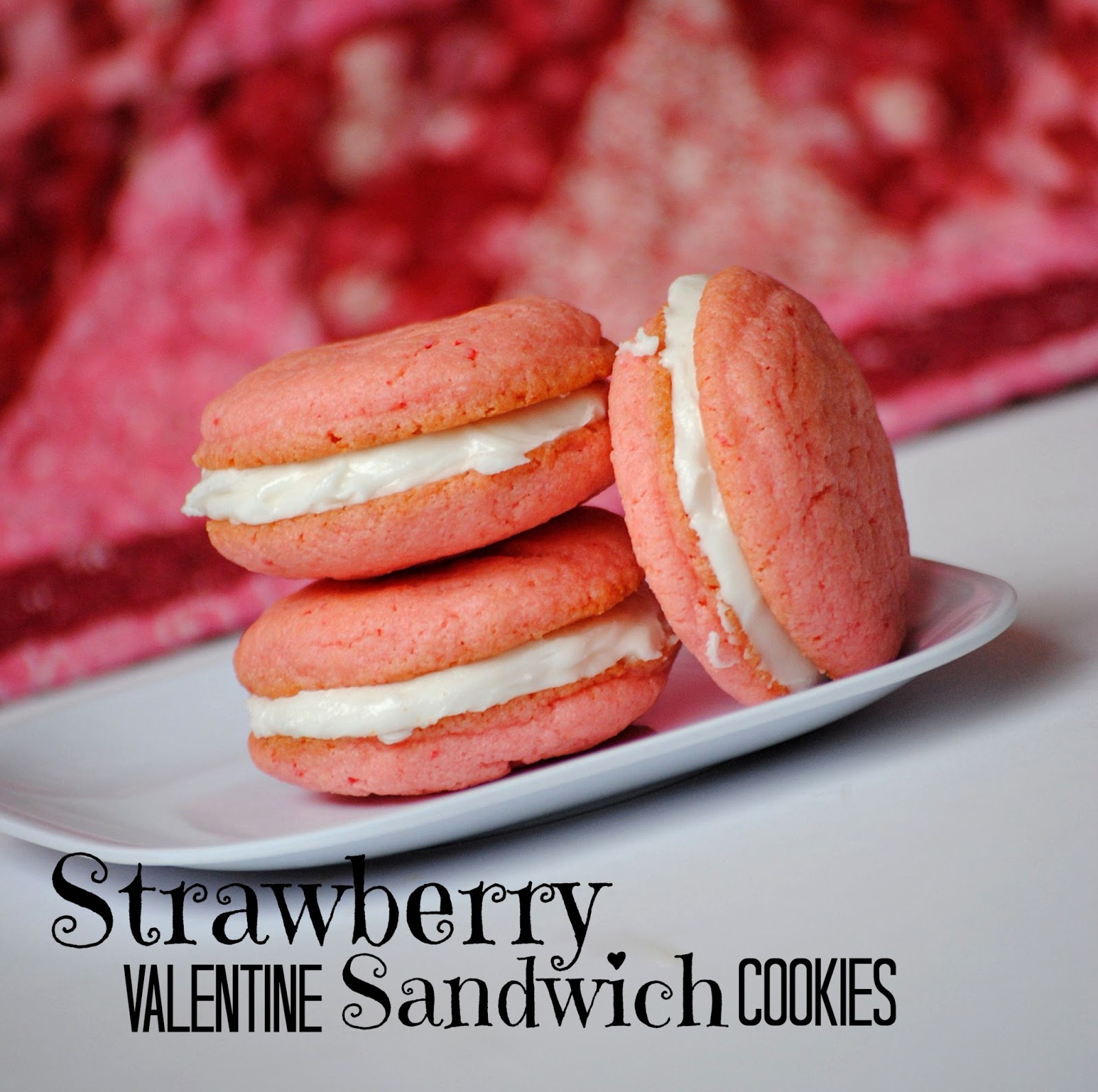 The Farm Girl Recipes Strawberry Valentine Sandwich Cookies