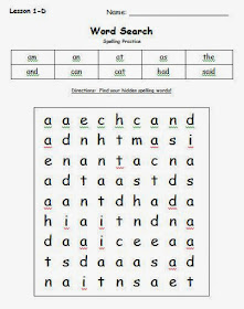 Teaching With Terhune: First Grade Yearly Spelling Lessons