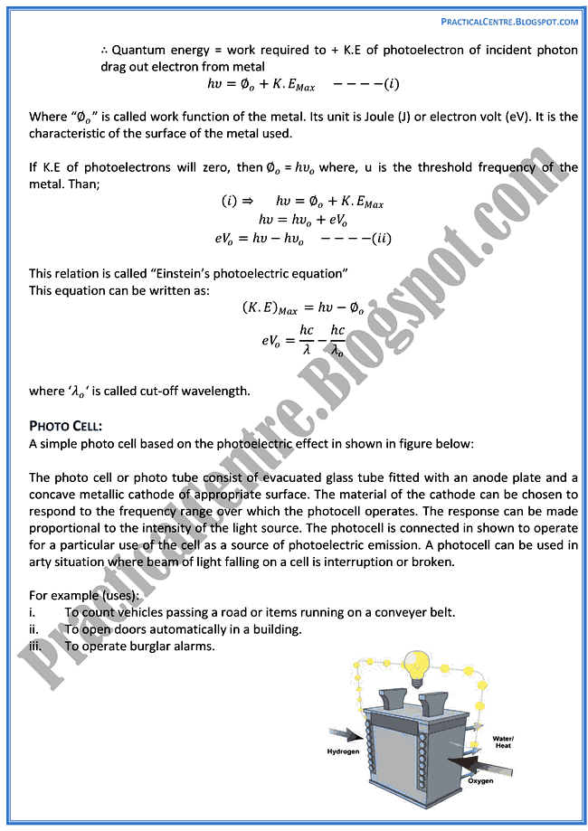 advent-of-modern-physics-Theory-Notes-Physics-12th