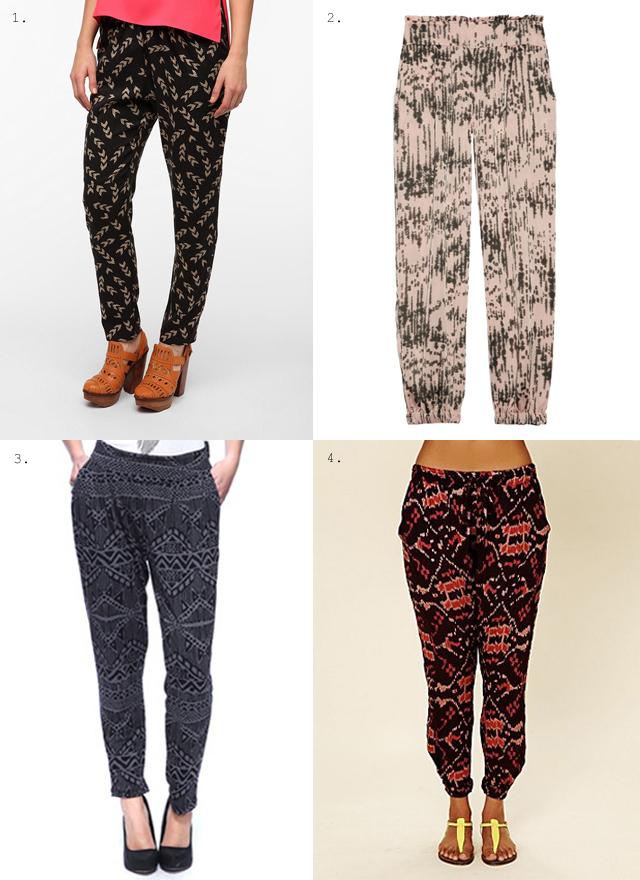 tapered palazzo pants