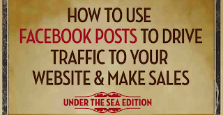 How To Use Facebook Posts To Drive Traffic To Your Website And Make Sales [infographic]