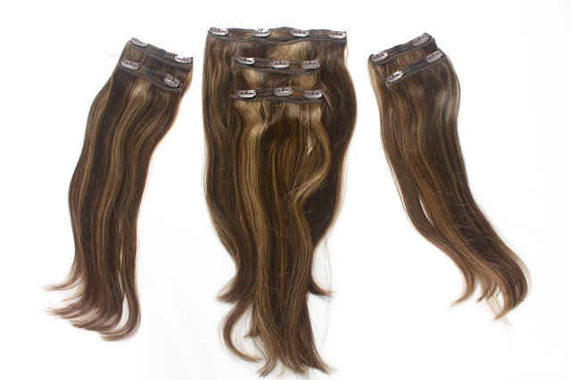 bobby glam iced coffee triple weft hair extensions