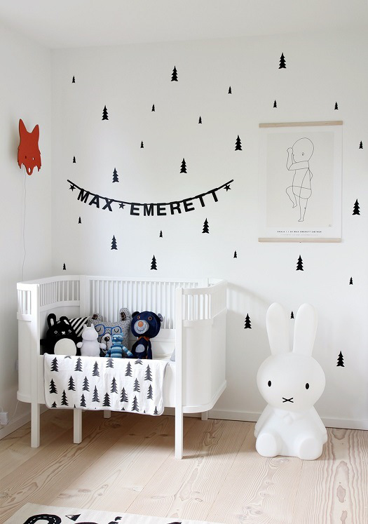 Tendencia para niños... como decorar EN BLANCO Y NEGRO! Boho Deco Chic