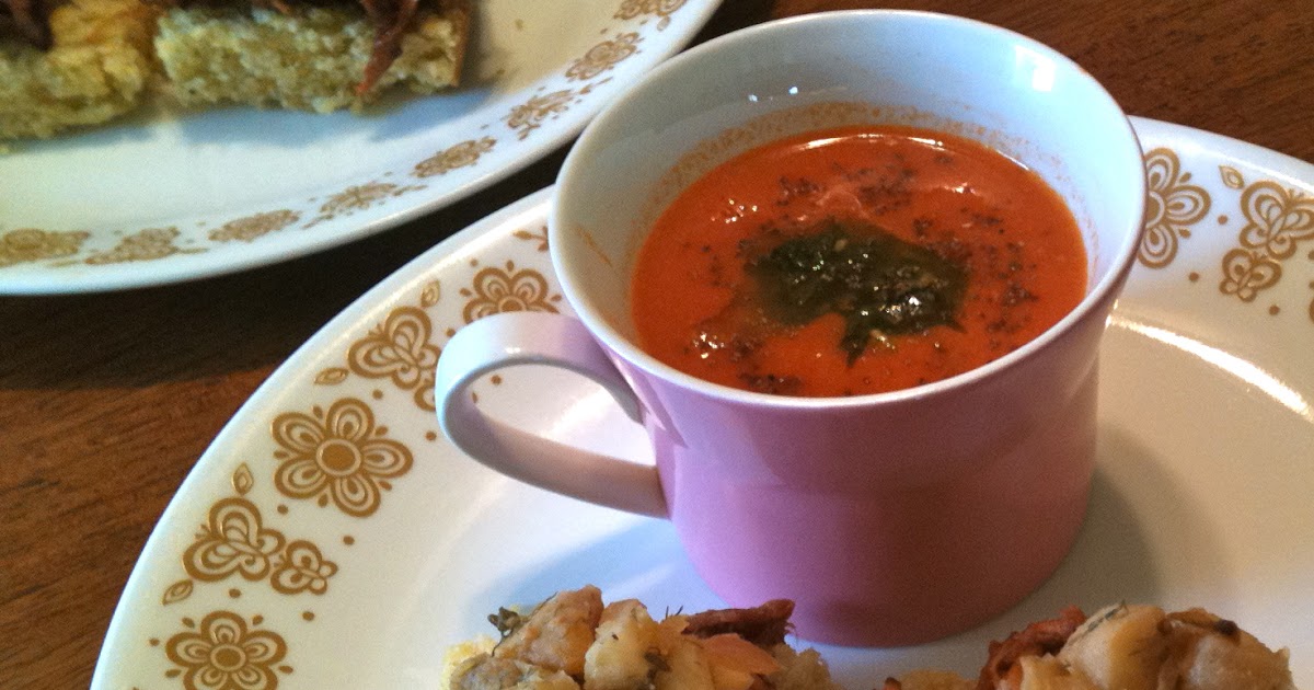 TomatoVodka Soup with Kale Pesto Crackerjack23