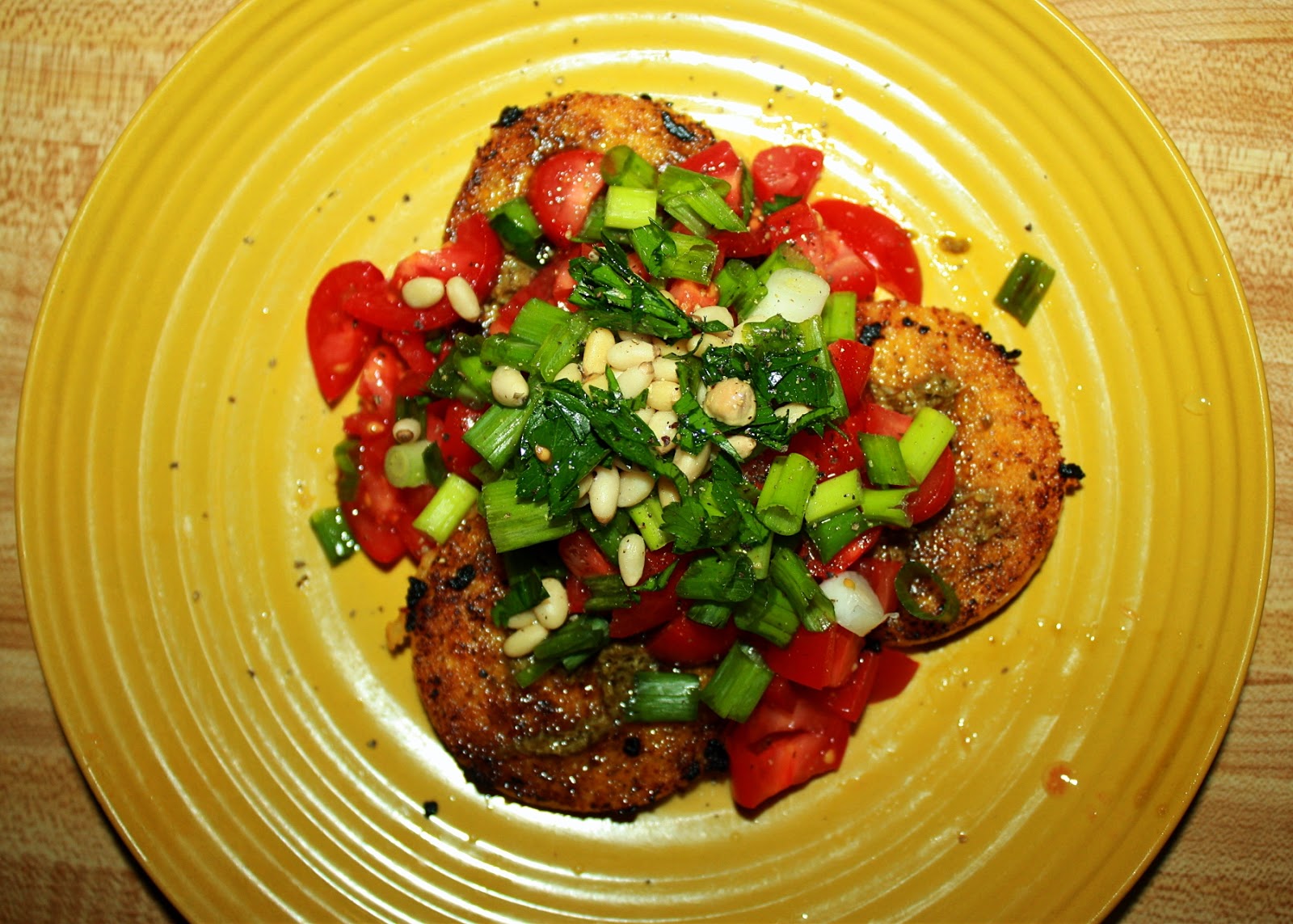 Gypsy Gone Domestic Italian Herb Polenta Cakes