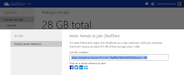 onedrive free storage