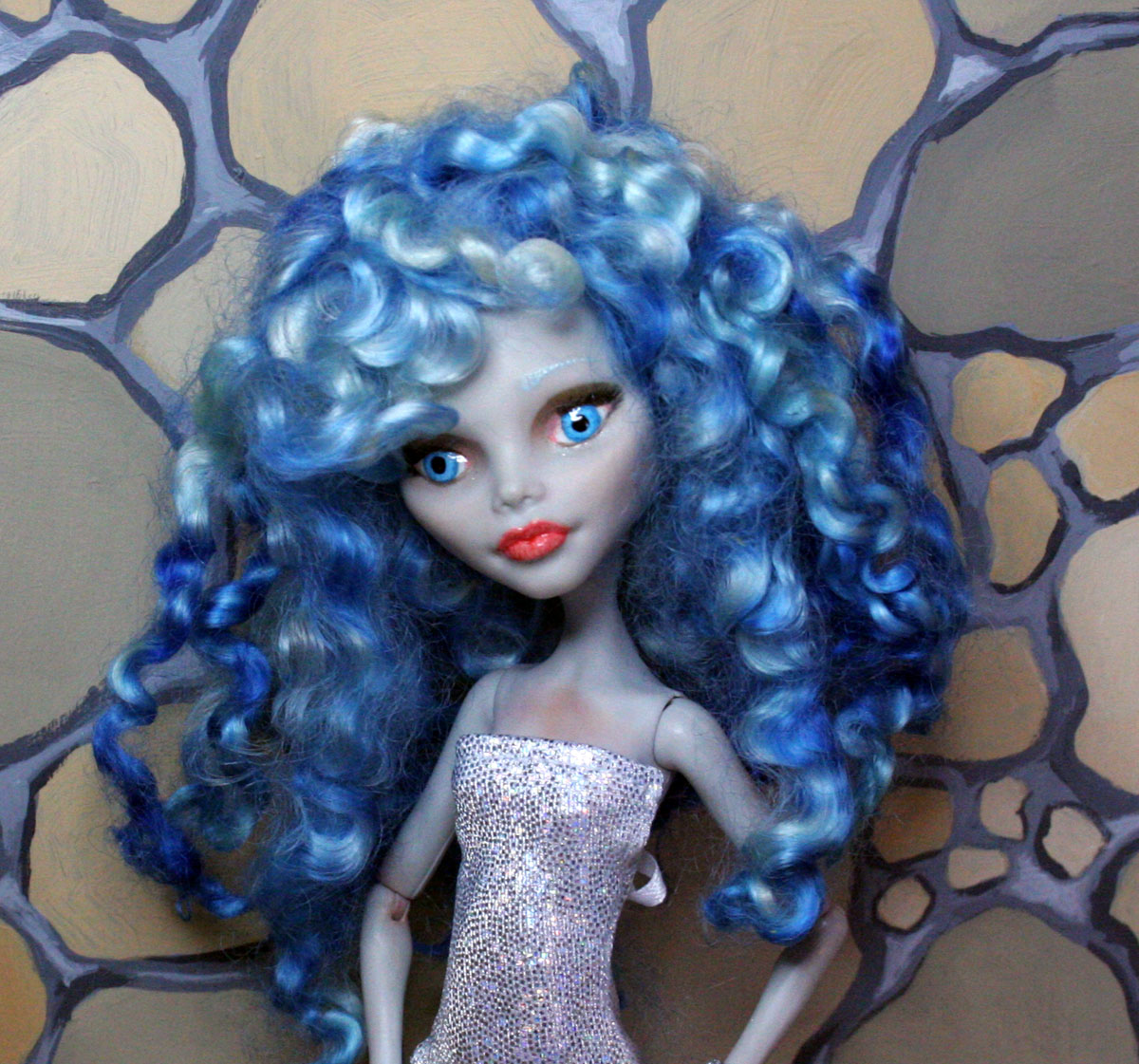 mymonstercrush: Custom Monster High Tutorial- Hair and Wigs