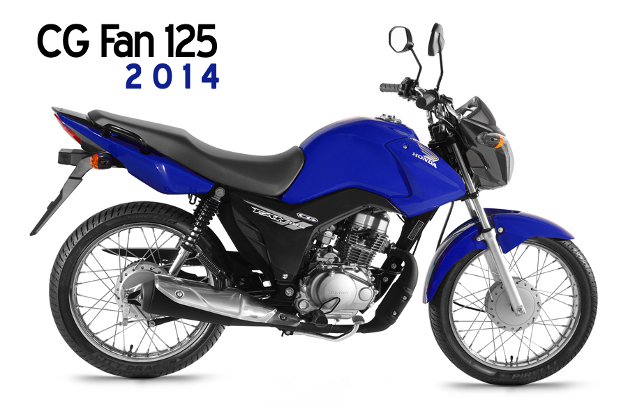 Nova Honda CG 125 Fan 2014 Veja fotos e preço Financiar Moto Honda