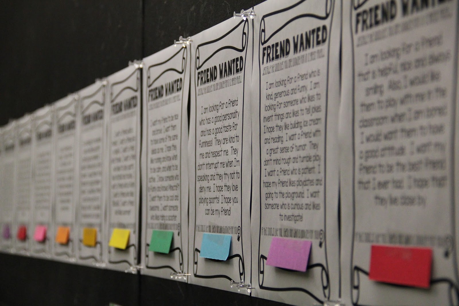 iTeach Third Back To School Friend Wanted Ads