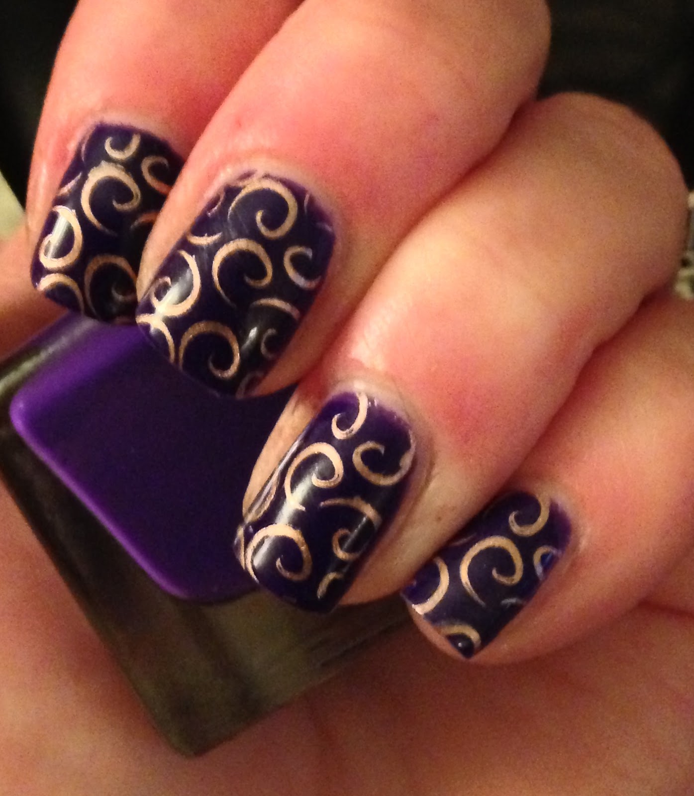 Polish Off the Bottle Shot of the Day Magic Carpet Nails