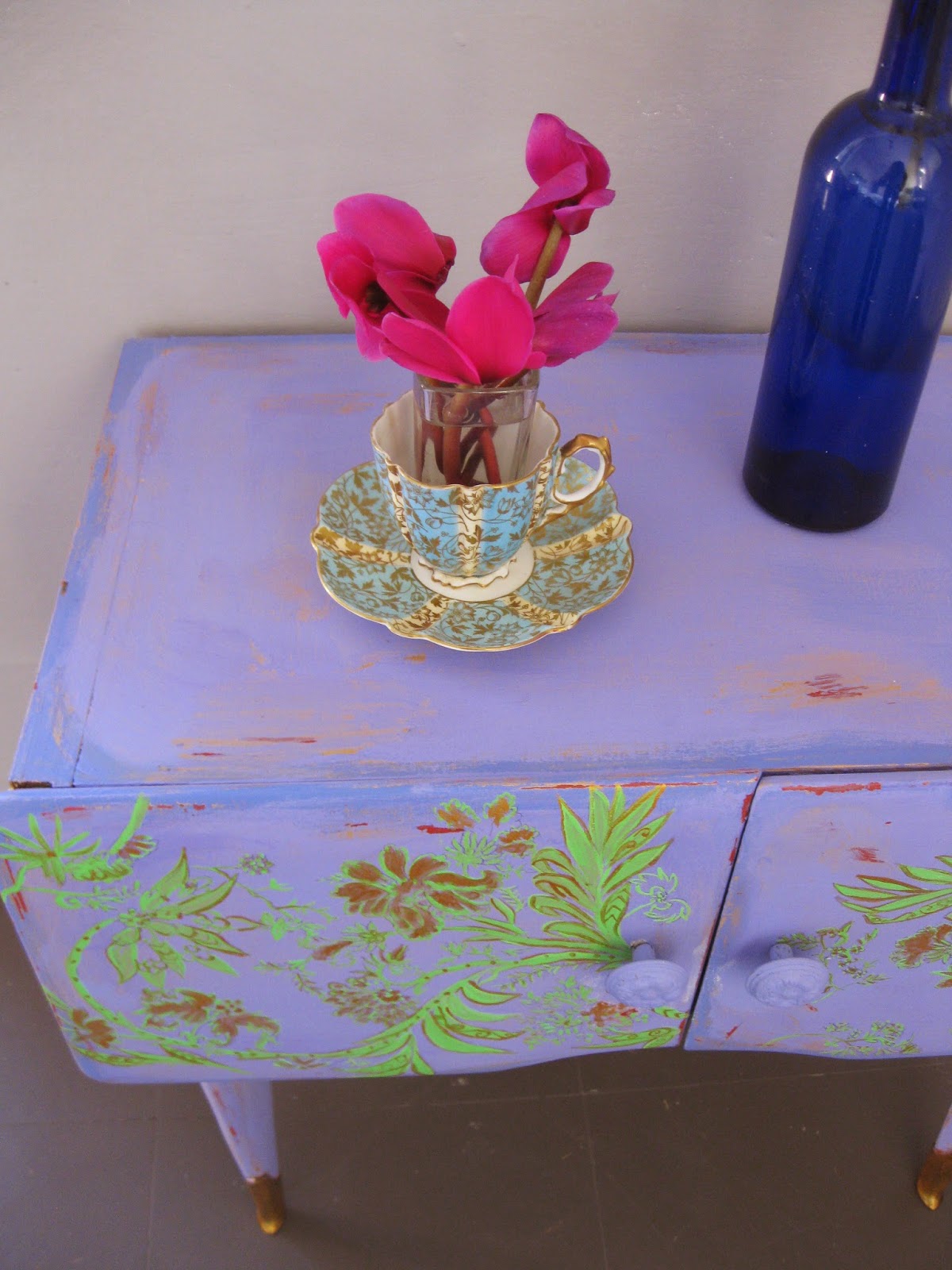Sette Design Painted Bohemian Side Table