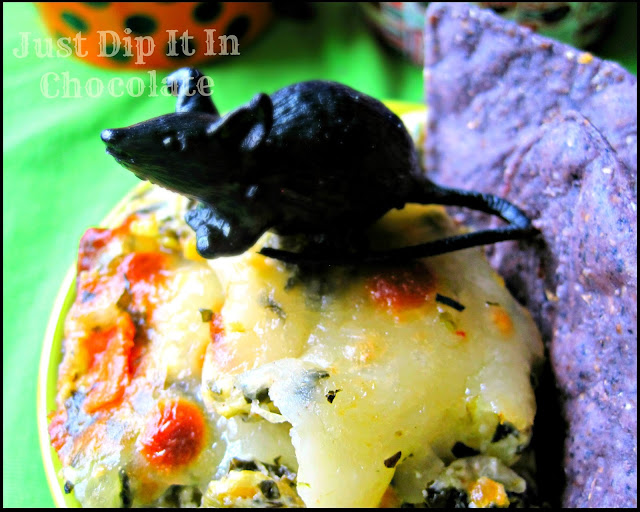 Just Dip It In Chocolate Rat's Nest Halloween Spinach and Artichoke