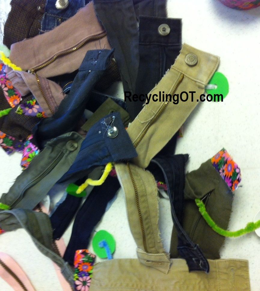 The Recycling Occupational Therapist Closing Zippers A Repetitive