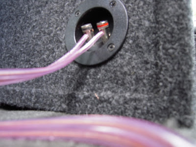 subwoofer terminal