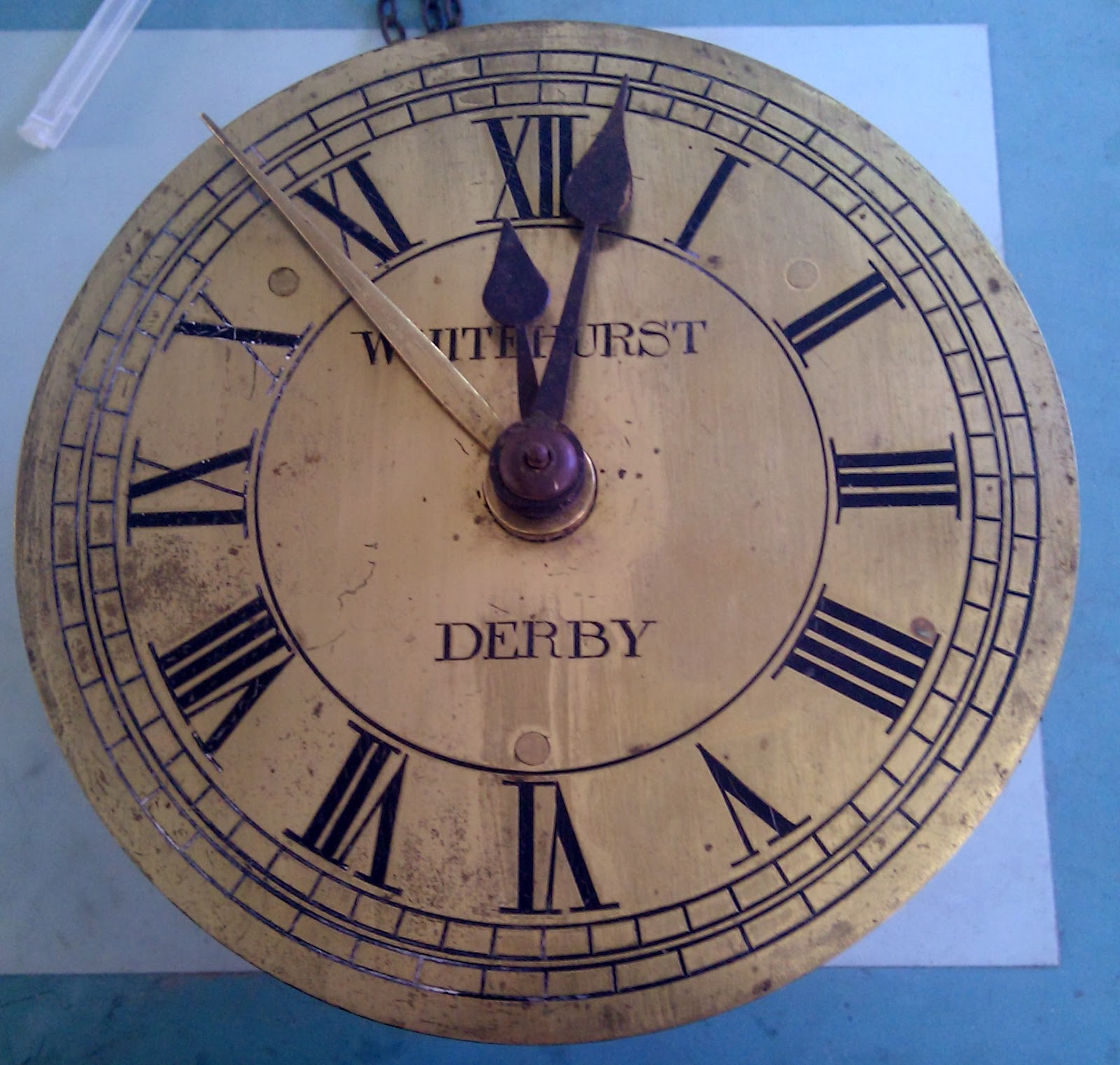 BCU Horology Whitehurst of Derby Hook and Spike Alarm Clock