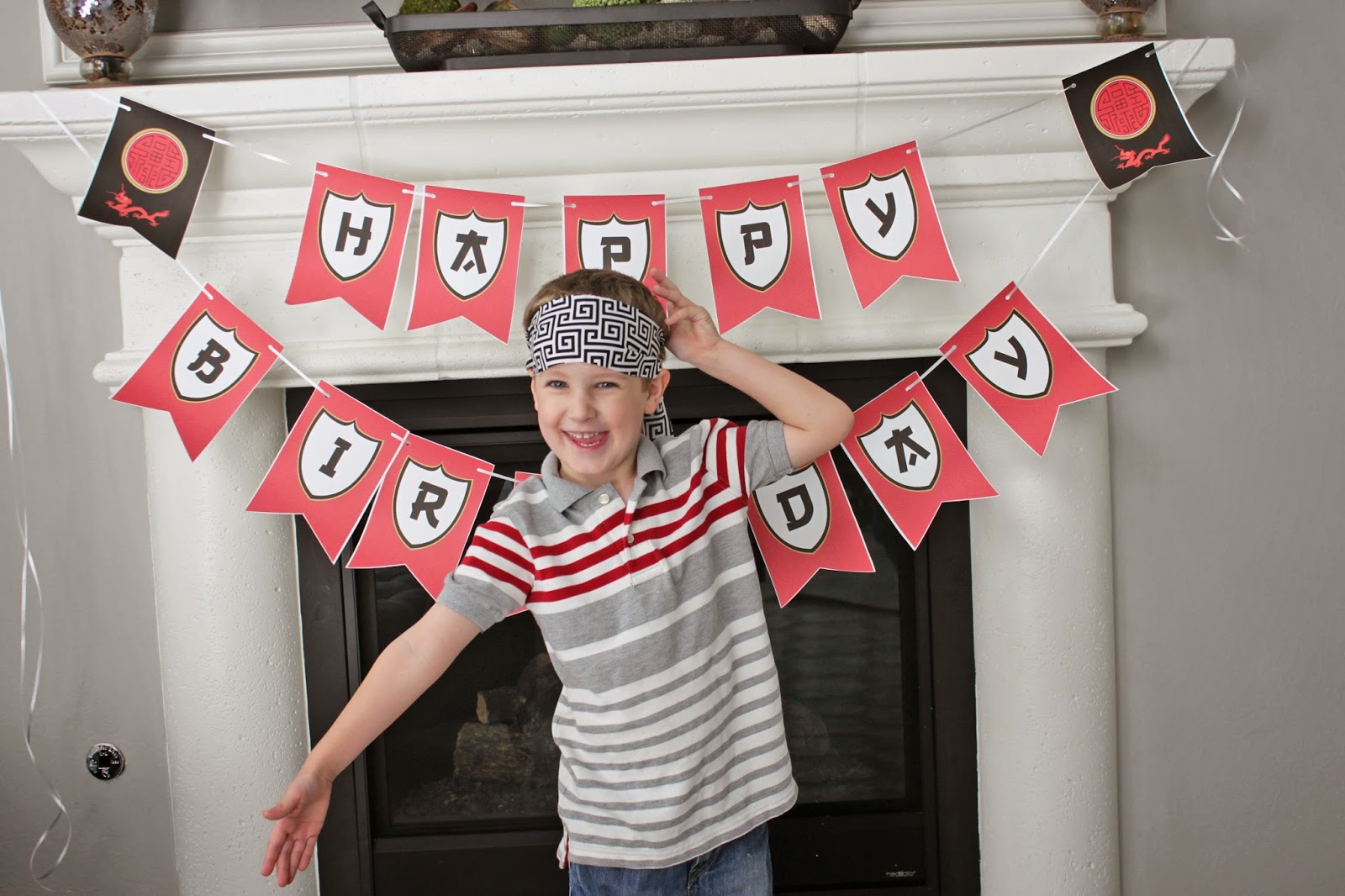 a little of this, a little of that: Ninja Birthday Party!