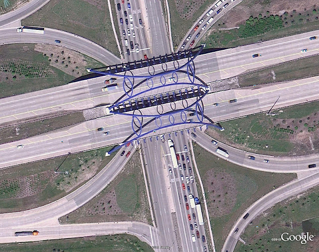 Bridge of the Week Michigan's Bridges I94 Gateway Arch Bridges (2)