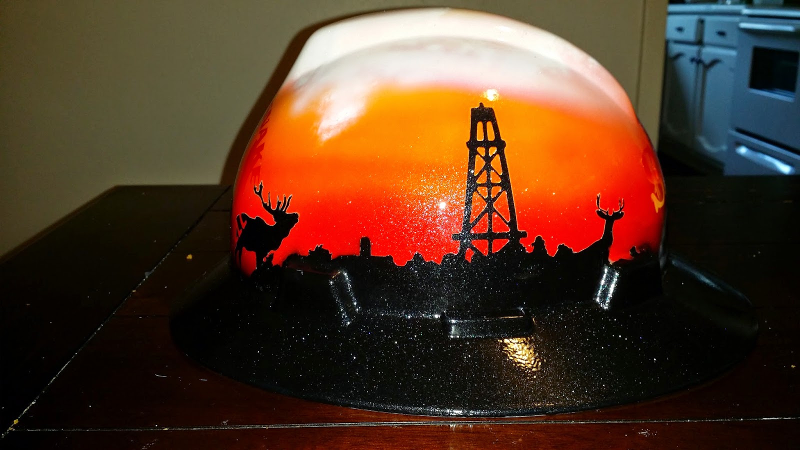 Zimmer DesignZ Custom Paint Hard hats finished Thursday.custom hard hat