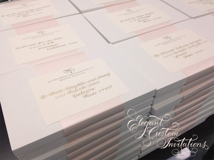 Custom invitation paper houston
