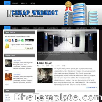 Cheap Webhost blogger template. blogger template 3 column footer. game template blogspot free