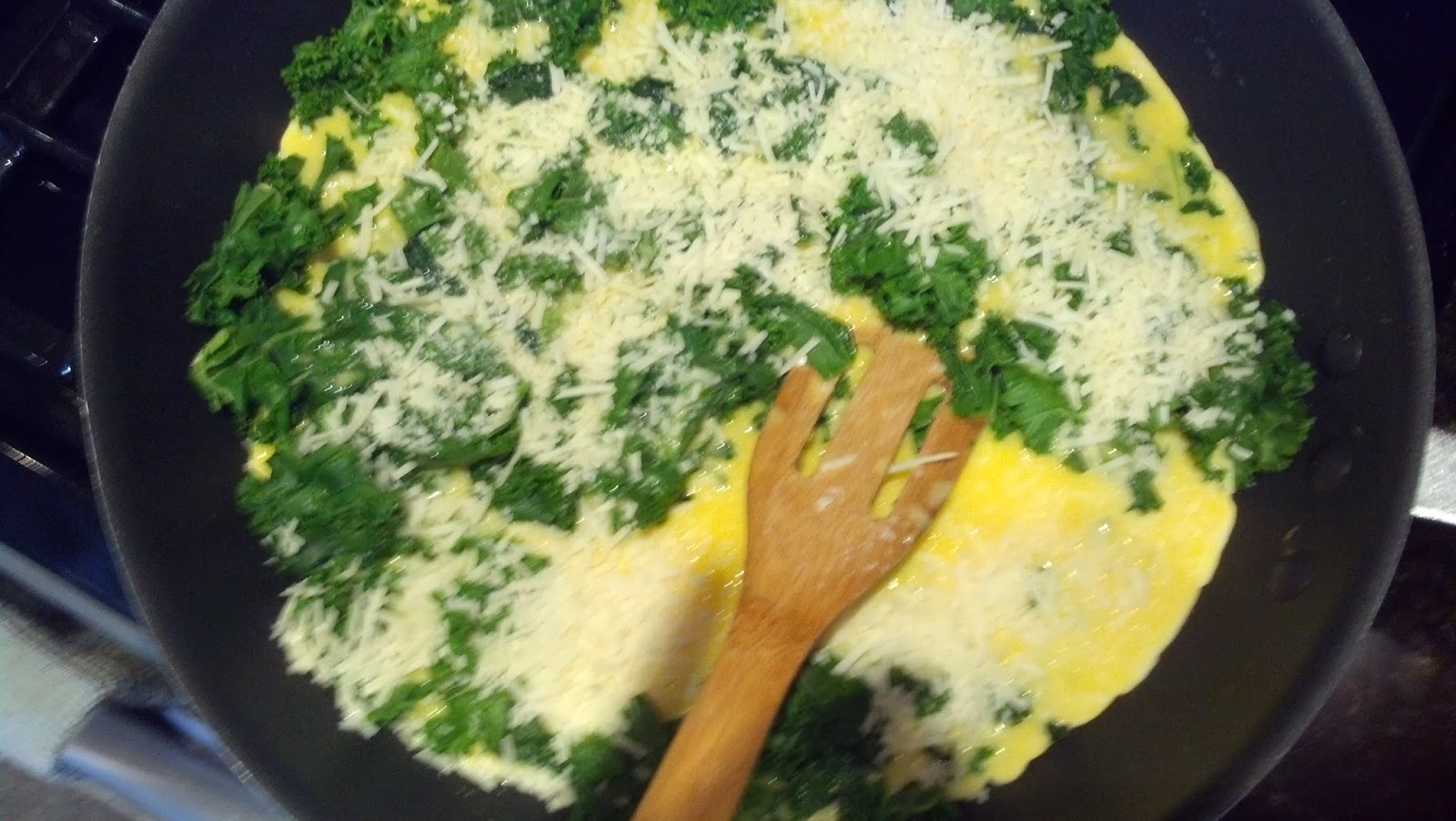 Cranky Fitness Kale and EggWhite Scramble Easy Recipe for the