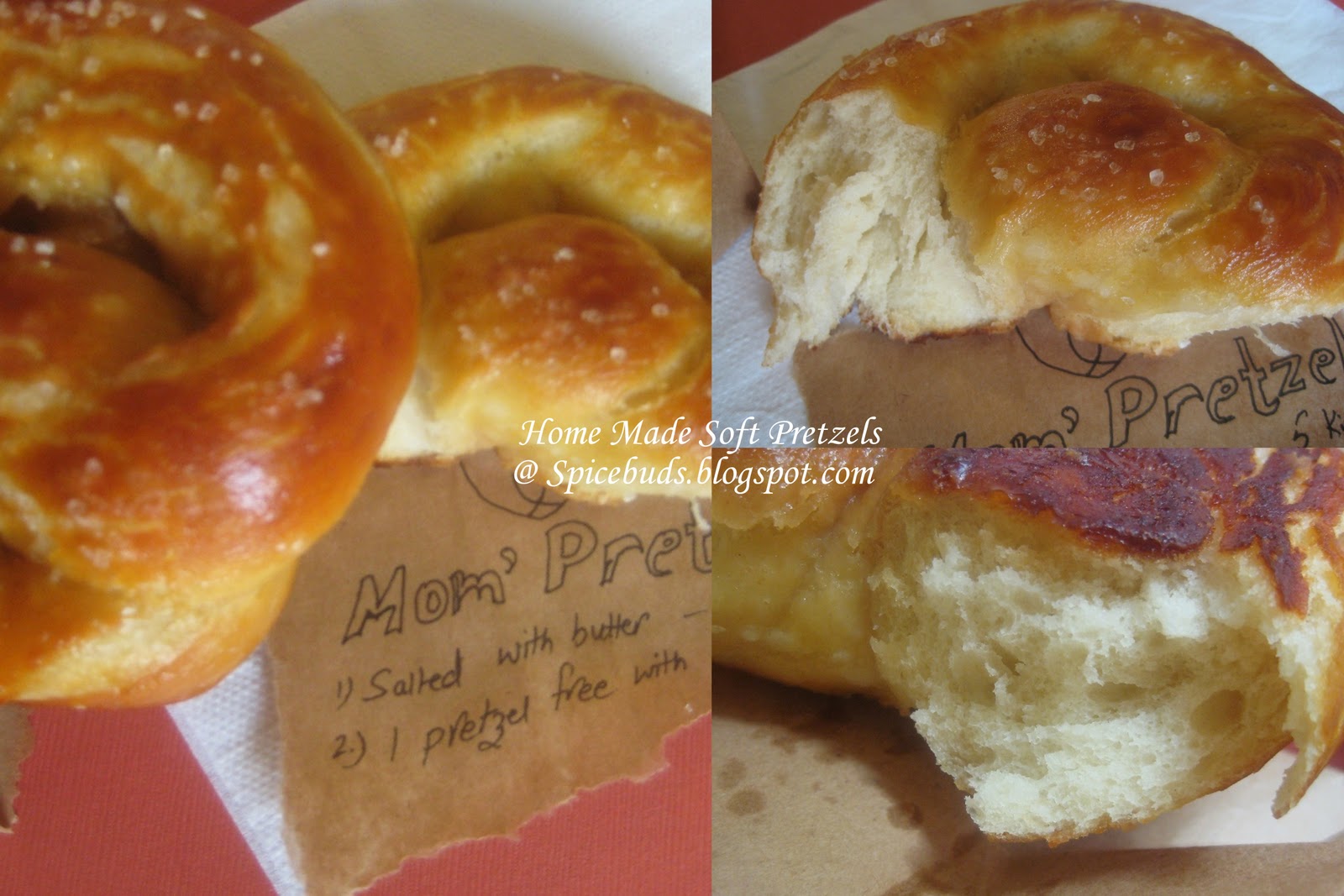 SpiceBuds..... Eggless Baking Home made Soft Pretzel and Diwali
