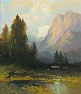 Oskar Mulley landscape paintings artwork