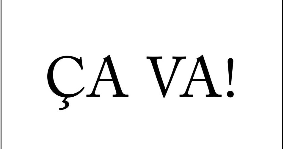 Colour me fashionable Ca Va Bien?????