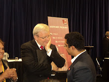 Rashesh with Kevin Rudd (Foreign Minister & Ex Prime Minister)