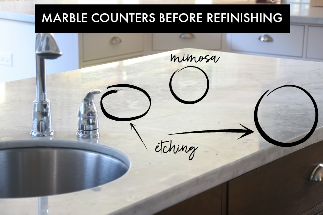 Restoring Our Marble Counters Honey We Re Home