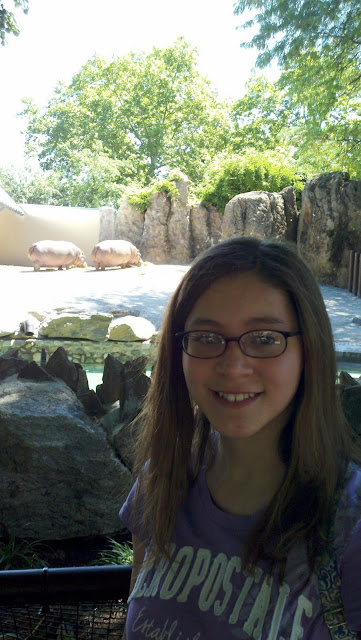 Miliany Bonet at the zoo