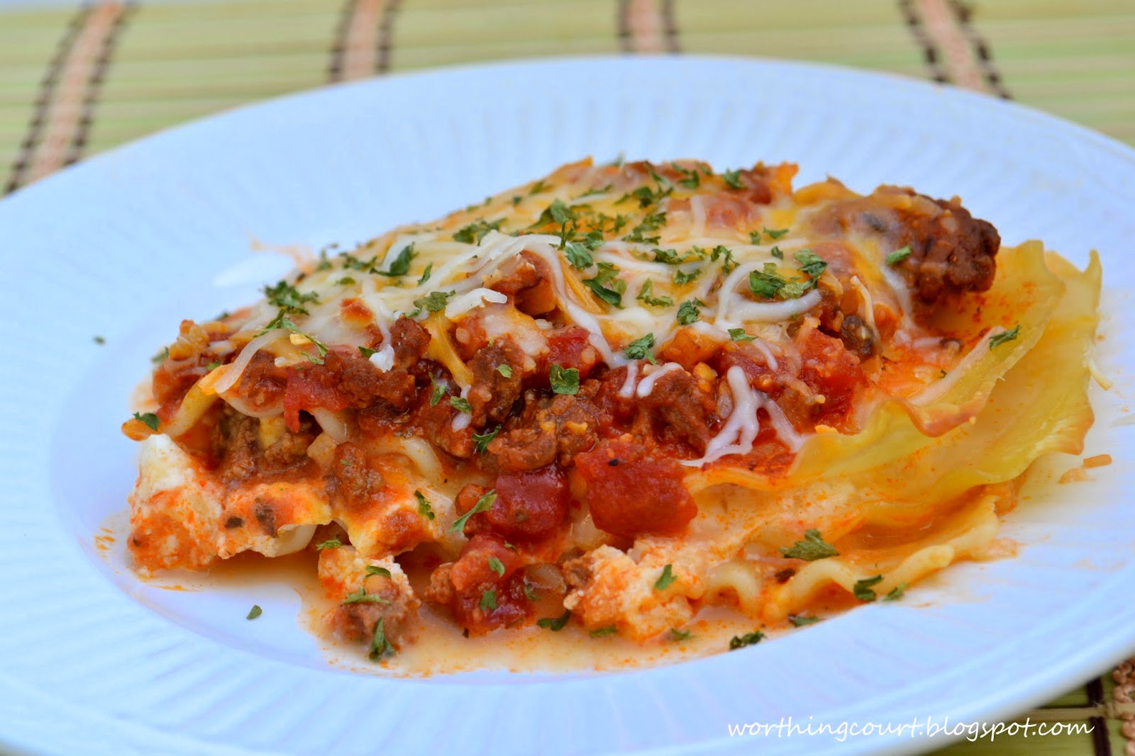 Recipe My Favorite Lasagna Worthing Court
