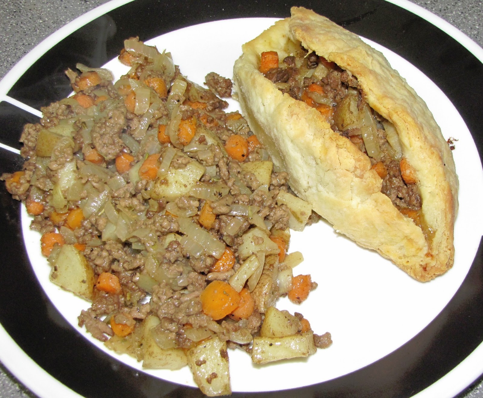 Frozen Fairytale Cornish Pasty Recipe made with Ground Beef Step by