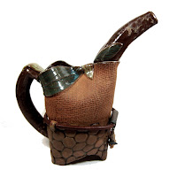 Leaf and Pebble Watering Pitcher