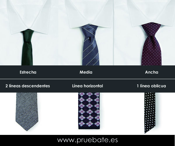 Distintos tipos de corbata, distinta imagen proyectada | Pruebate ... Distintos tipos de corbata, distinta imagen proyectada | Pruebate ...