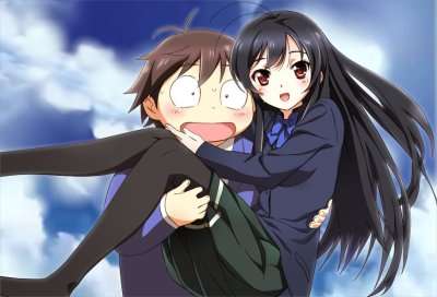 Kuroyukihime & Arita Haruyuki (Accel World)
