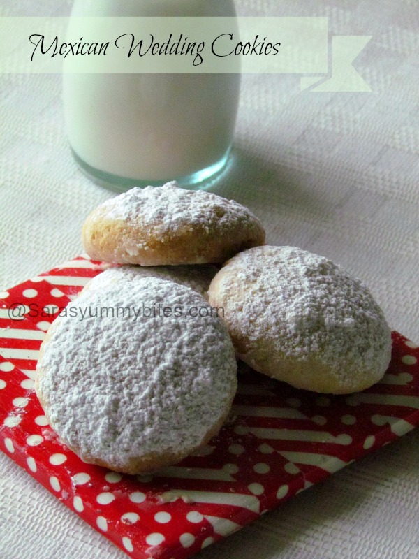 Mexican Wedding Cookies / Snowball Cookies ~ SarasYummyBites