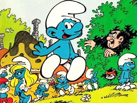 TONTIN GIGANTE EN LOS PITUFOS Dibujo de Tontín gigante en Los Pitufos